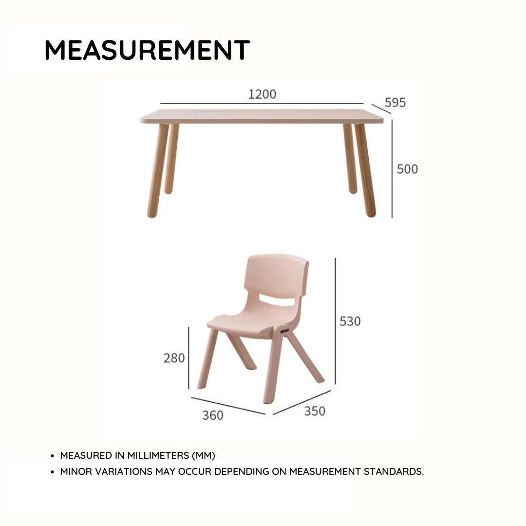 Comme Kids Chair & Desk Set