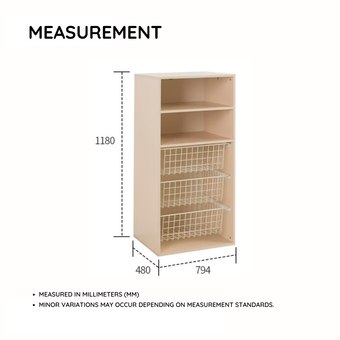TIDY UP Shelf & Wirebox Storage