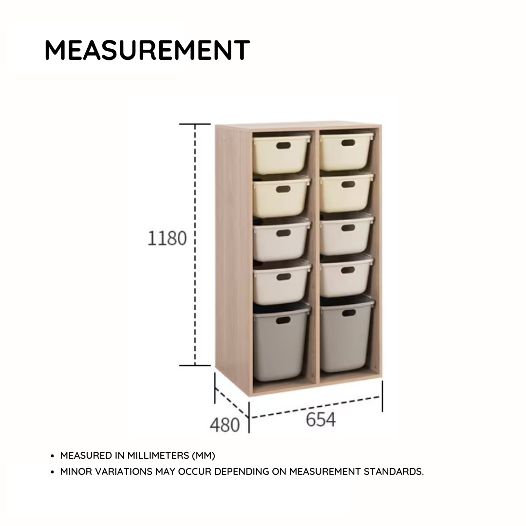 TIDY UP 2x5 Slim Cabinet