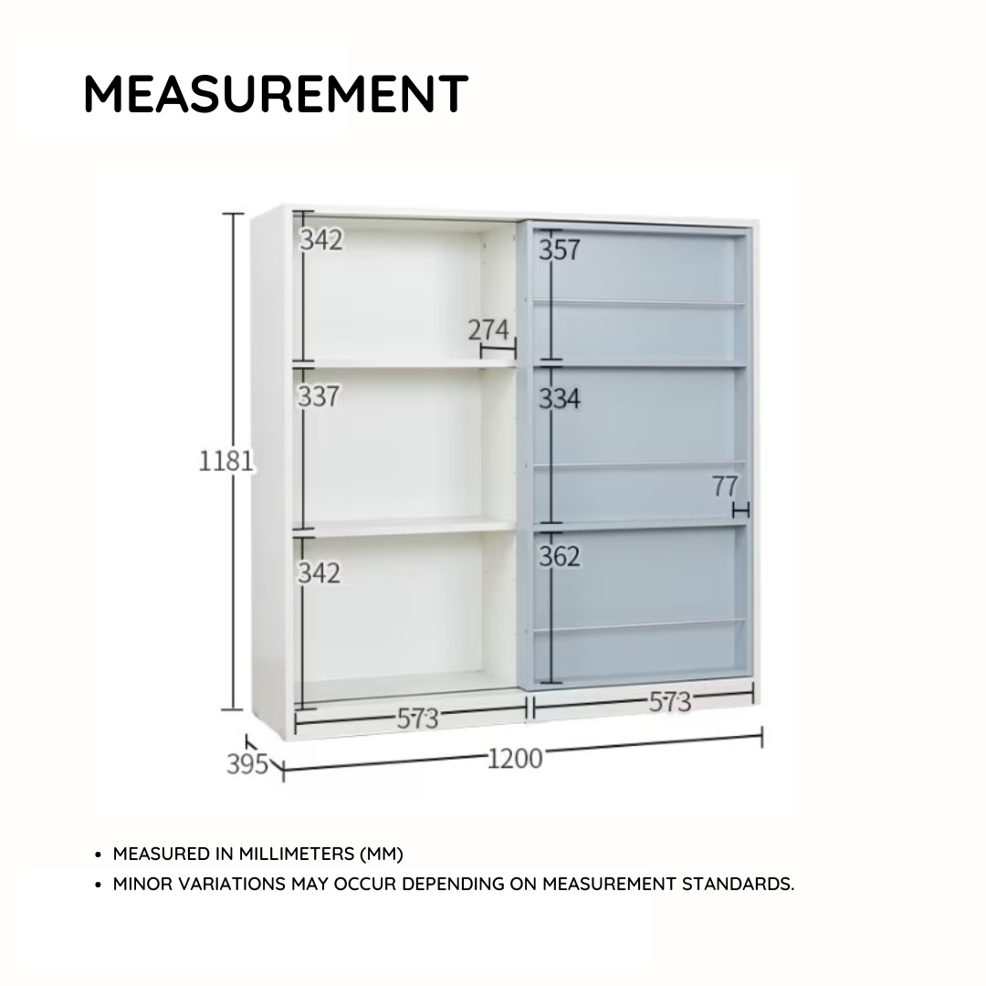 Friends I 1200 Sliding Bookshelf