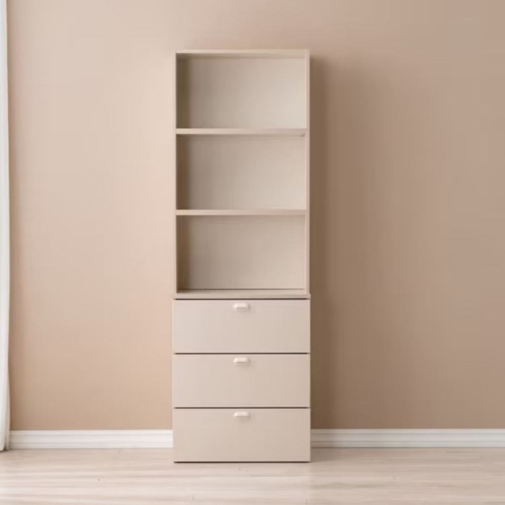Ronan 600 3-Drawer Cabinet with Top Shelf